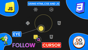 Interactive Eye Follows Cursor with Hoverable Icons using HTML, CSS, JavaScript & GSAP Interactive Eye Follows Cursor with Hoverable Icons using HTML, CSS, JavaScript & GSAP